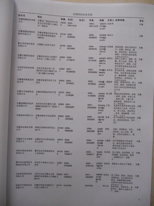 中國家紡企業黃頁可開展精準營銷，電話營銷、郵件營銷、傳真營銷等等多管齊下，圓您銷售冠軍夢